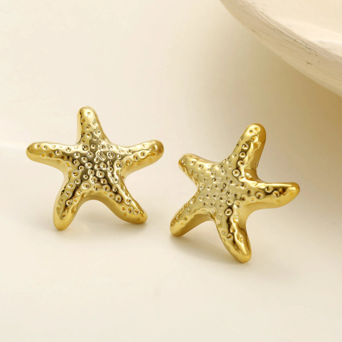 Simple Starfish Stud Earrings Jewelry