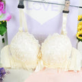 Girl Cheap Bra Sexy Lingerie Wire Free Bras For Women Underwear Lace Breathable Bralette Adjusted 3/4 Cup Push Up Female Bra - Charlie Dolly