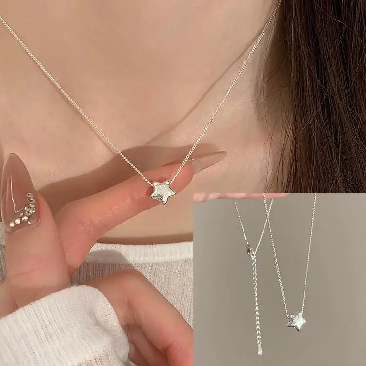 Sterling Silver Bead Geometric Choker Necklace Jewelry