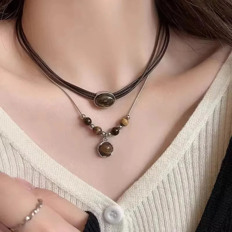 Sun Cross Butterfly Charm Choker Necklace Jewelry