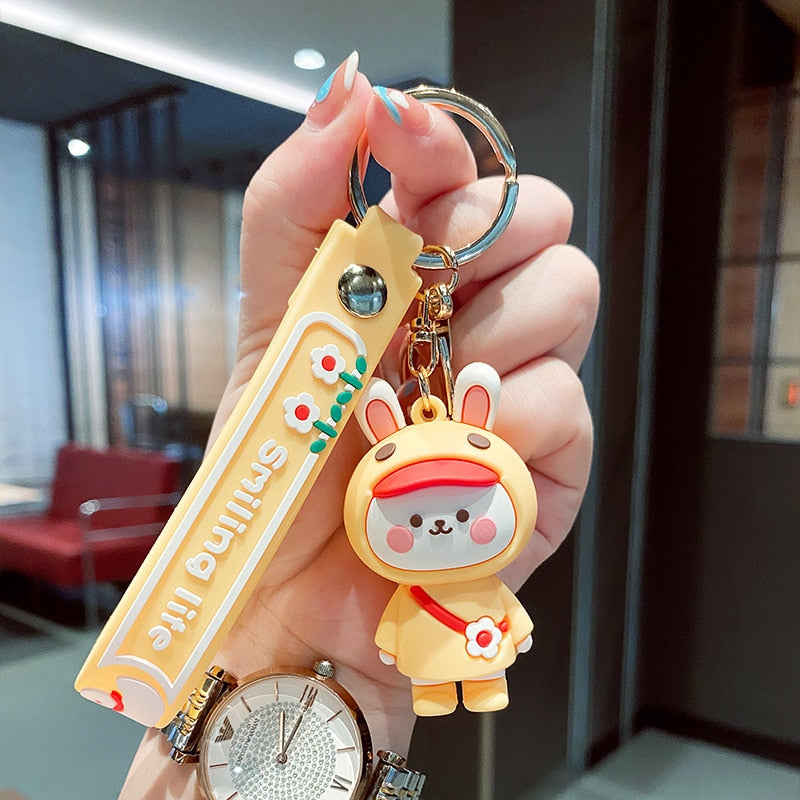 Regular Activities Kinds of Keychains Cute Doll Key Chain Ring Holder Beautiful Lovely Keyring Small Gifts Promotion