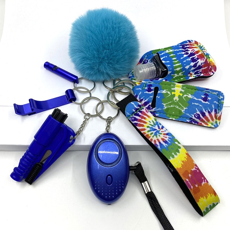 Llavero Defensa Personal Wristlet Vendors Safety Accessories Taserself Defense Keychain for Women