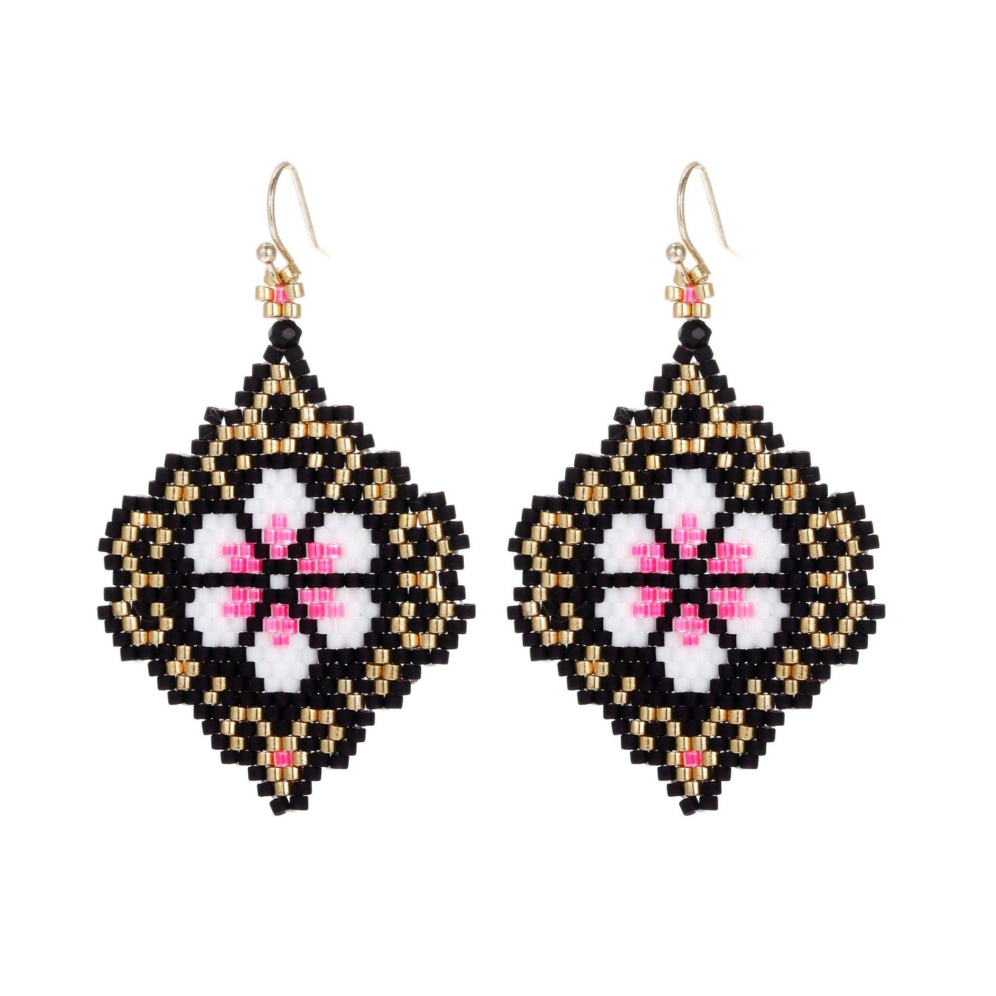LIMAX Bohemian Earrings 2022 Beads Long Earrings Ethnic Style Drop Earings Fashion Jewelry Bijoux Femme Statement Earrings