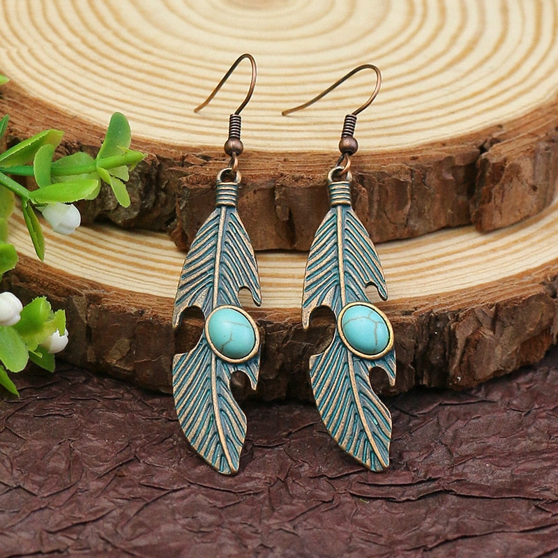 Exknl Big Long Drop Earrings for Women Geometric Bell Bohemian Cross Vintage Tassel Flower Earrings Fashion Jewelry Accessories