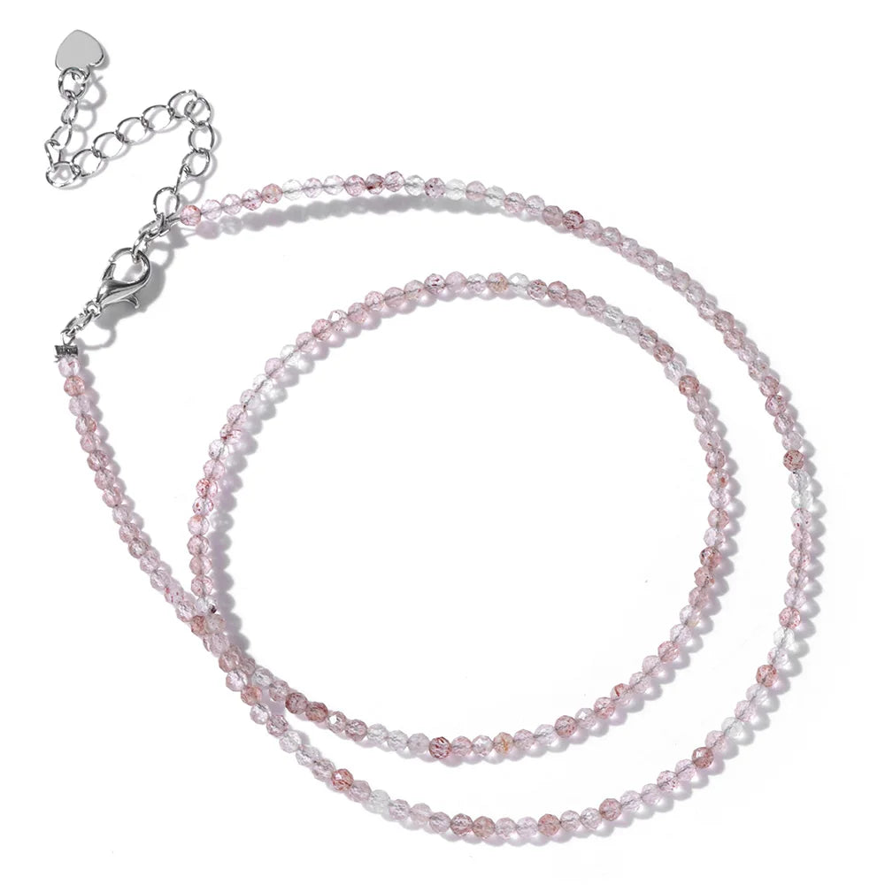 Crystal Stone Beaded Necklace