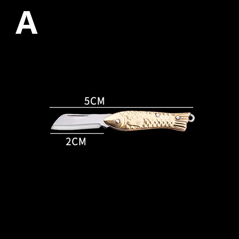 Outdoor Mini Portable Folding Knife Miniature Self Defense Keychain Pocket Knives for Survival Tools Stainless Steel EDC Pendant