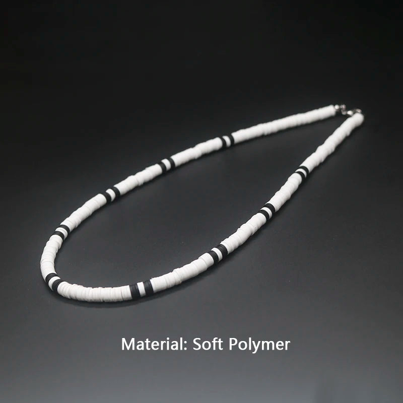 Tribal Coconut and Puka Shell Boho Necklace for Men