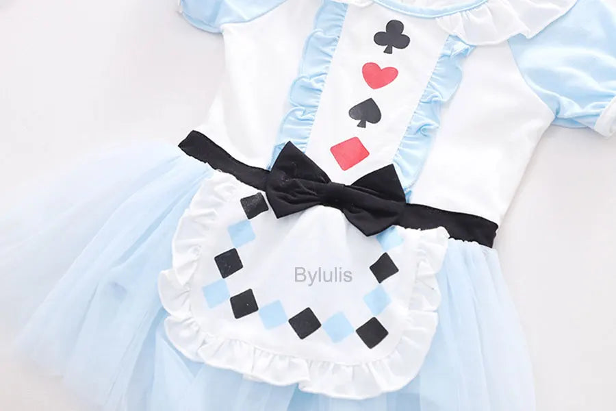 Baby Romper Tutu Dress with Headband Infant Baby Girl Princess Clothes Cute Design Kids Dress Halloween Party Costumes Outfit - Charlie Dolly