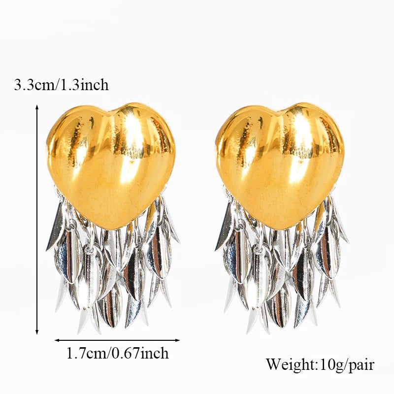 Blue Stone Gold Plated Drop Earrings Jewelry