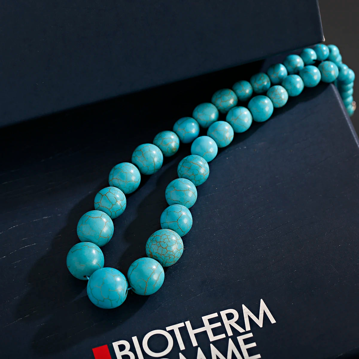 Green Stone Turquoise Beaded Choker Necklace Jewelry