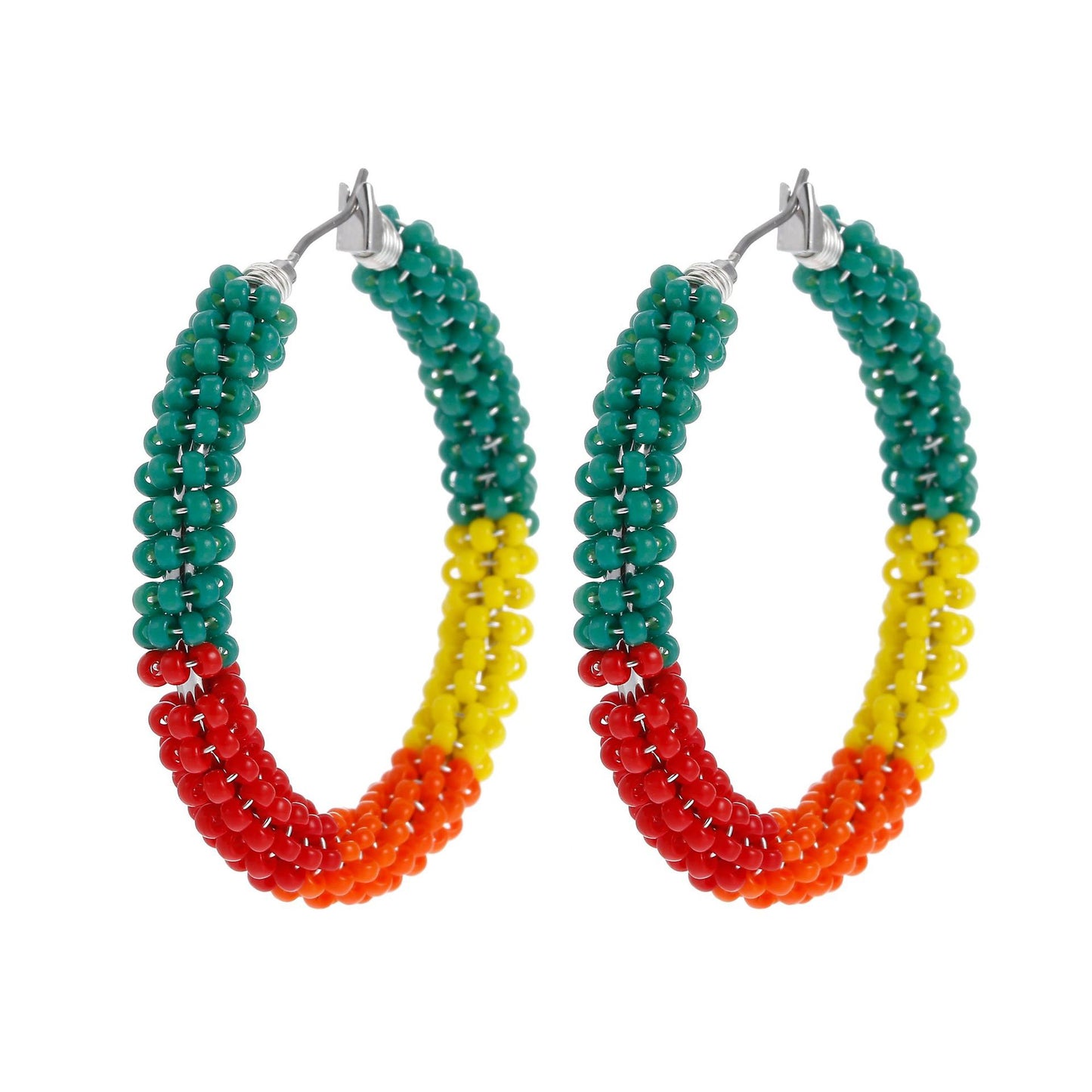 LIMAX Bohemian Earrings 2022 Beads Long Earrings Ethnic Style Drop Earings Fashion Jewelry Bijoux Femme Statement Earrings