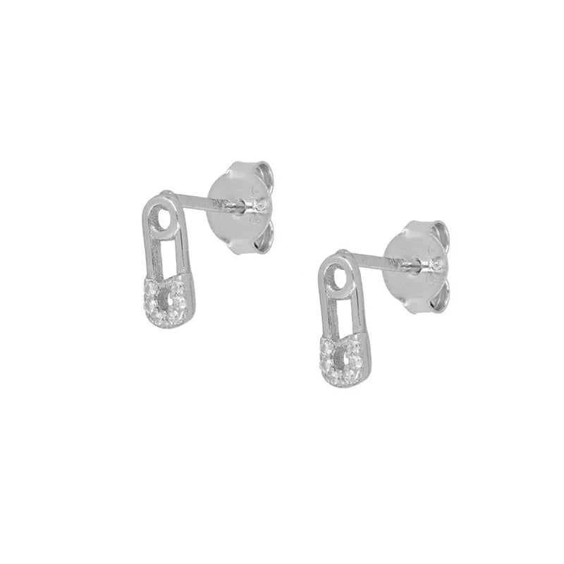 Gold Plated Hoop Stud Ear Cuff Earrings Set Jewelry