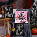 Halloween Pumpkin Ghost Pillowcase Happy Halloween Party Decorations For Home 2024 Trick or Treat Spider Bat Cat Pillow Covers - Charlie Dolly