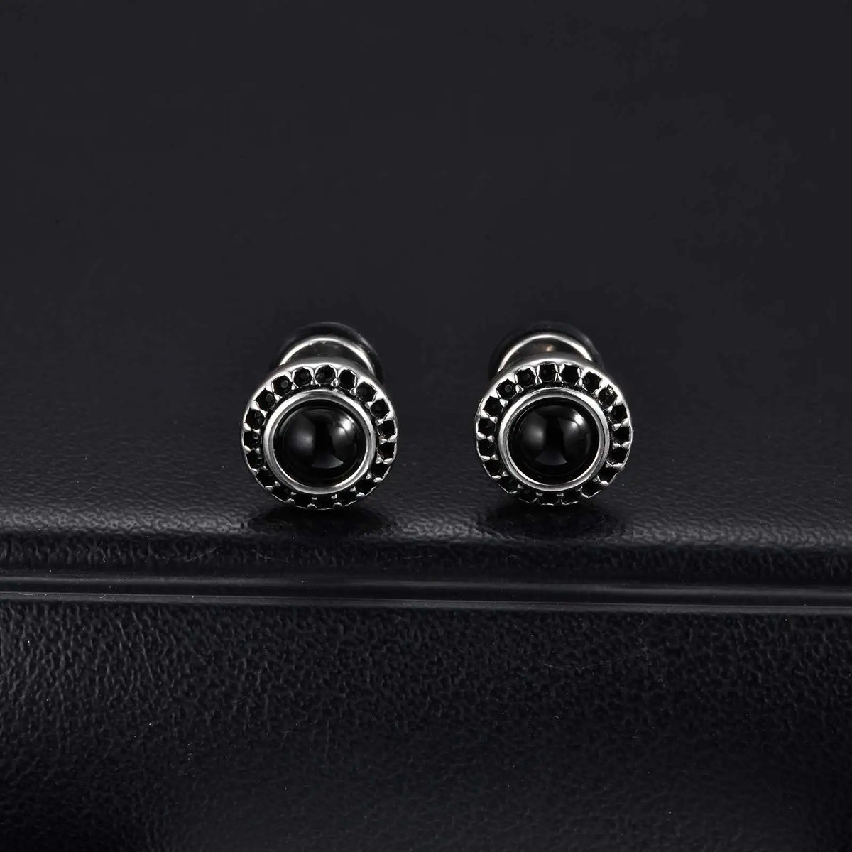 Natural Stone Boho Stud Earrings