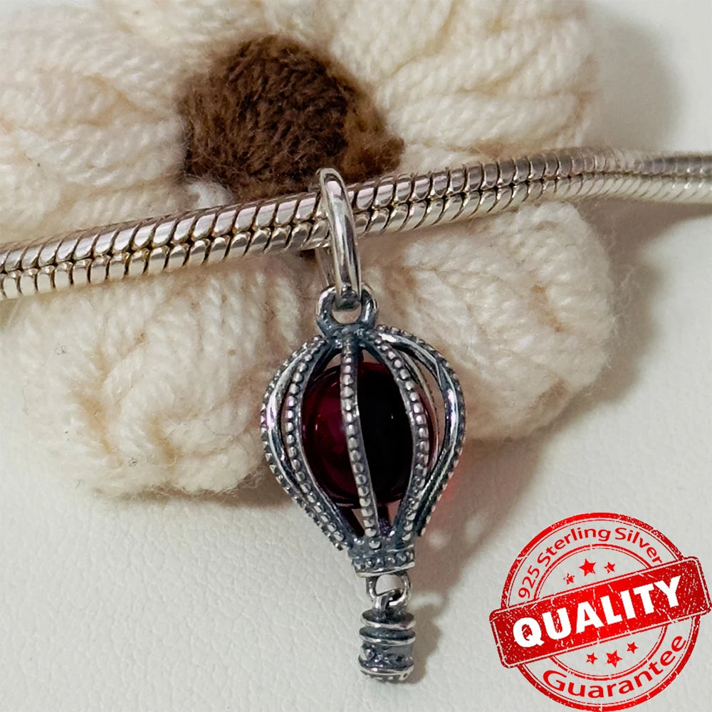 S925 Silver Lotus, Coral, Seahorse & Fortune Bag Pendant, Sacred Prosperity Amulet