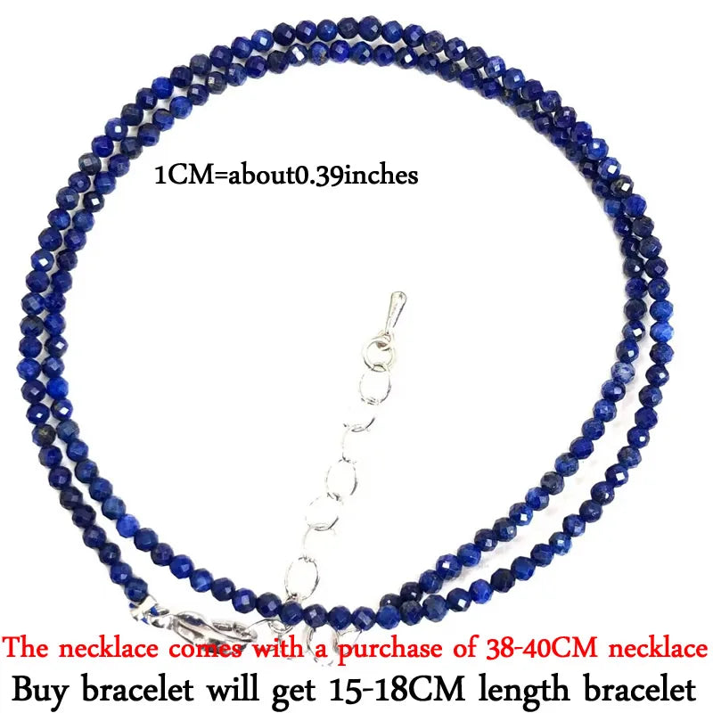 2025 New Boho Exquisite 2mm Natural Stone Necklace Small Chain Ladies Fashion Bracelet Accessories Charm Jewelry Accessorie - Charlie Dolly