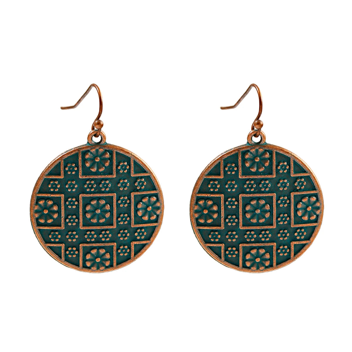 أقراط متدلية مصنوعة من سبائك البرونز العتيق للنساء أقراط Jhumka الهندية ذات سلسلة طويلة بوهو تريبل