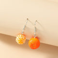 Unusual Earing Women Orange Fruit Drop Hanging Earrings 2023 for Teen Funny Girls Female Ear Rings Jewelry Gift Stainless Steel - Charlie Dolly
