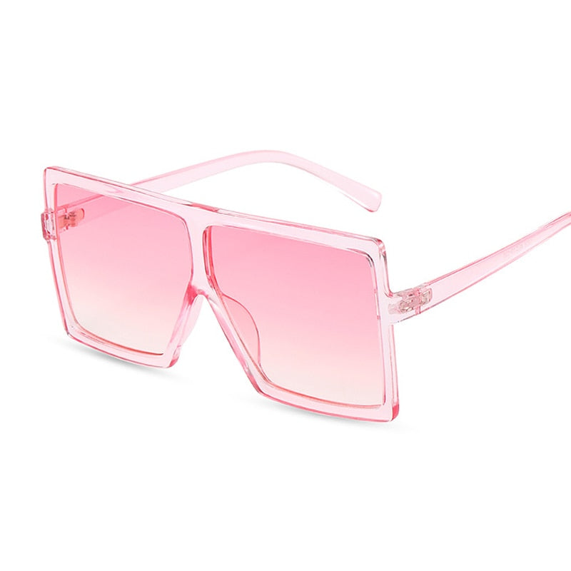 Oversized pink sunglasses best sale