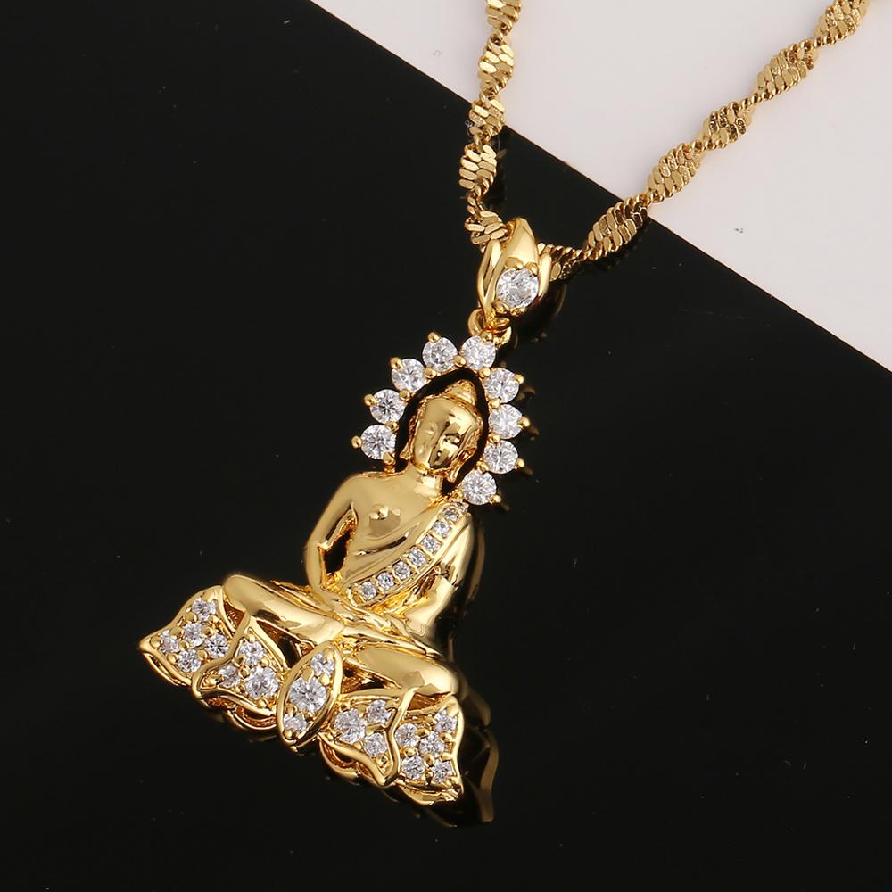 Sale Vintage Buddha Pendant Necklace