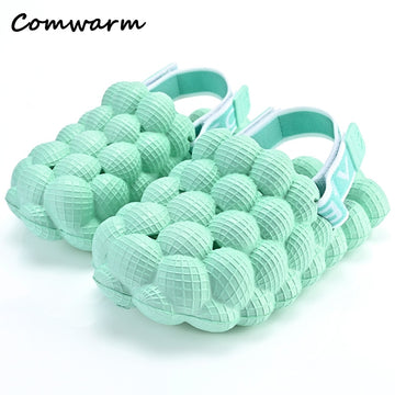 Comwarm Toddler Children Bubble Slippers Kids Summer Sandals Outdoor Leisure Beach Slides Boys Girls Closed Toe Home Shoes - Charlie Dolly