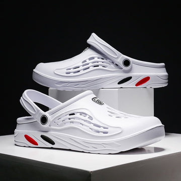 Men Shoes Unisex Summer Hollow Slippers Fashion Outdoor Sneakers Breathable Casual Couple Beach Sandal Flip Flops Shoes Slippers - Charlie Dolly