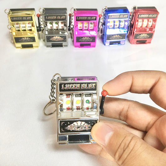 Keychain Toy Fruit Machine Slot Machine Key Chain Fun Creative Car Jewelry Key Chain Jewelry Wholesale - Charlie Dolly