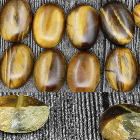 Vintage Natural Lapis Lazuli Tiger Eye Claw Cuff Earrings For Women Antique Silver Plated Natural Stone Unakite Fashion Earring - Charlie Dolly