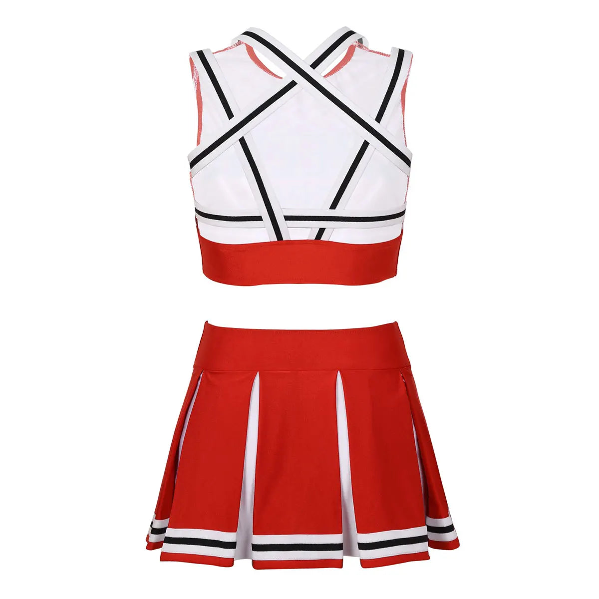 Women Femme Girls Japanese Schoolgirl Cosplay Uniform Adult Charming Cheerleader Sexy Costumes Set Halloween Roleplay Outfits - Charlie Dolly