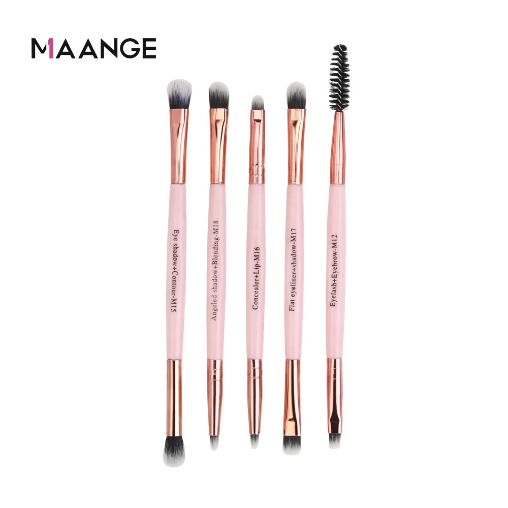 MAANGE Makeup Brushes Pro Pink Brush Set Powder EyeShadow Blending Eyeliner Eyelash Eyebrow Make up Beauty Cosmestic Brushes - Charlie Dolly