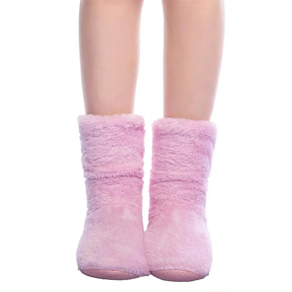 FRALOSHA Women's  Plush Home Slippers Coral Fleece Indoor Floor Sock Winter Foot Super Soft Warm Bottom Slippers Wholesale - Charlie Dolly