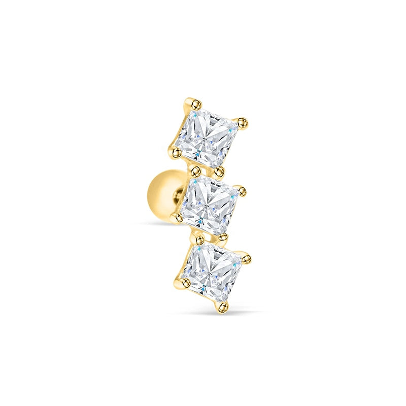 ROXI Flower Lightning Butterfly Cross Symbol Crown Eye Stud Earrings for Women Piercing Earrings Silver 925 Jewelry Pendientes - Charlie Dolly
