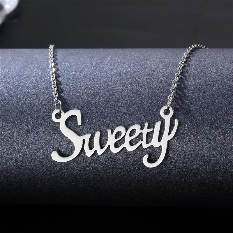 Lightning Pendant Necklace Chain 304 Stainless Steel Necklace for Women Men Party Ornament Jewelry Gift - Charlie Dolly
