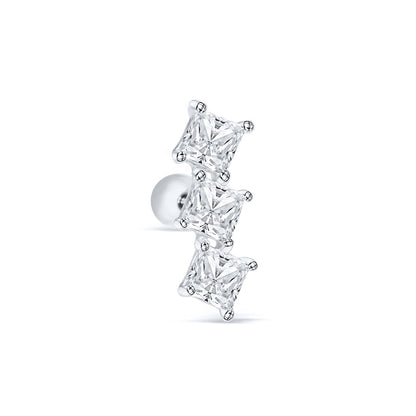 ROXI Flower Lightning Butterfly Cross Symbol Crown Eye Stud Earrings for Women Piercing Earrings Silver 925 Jewelry Pendientes