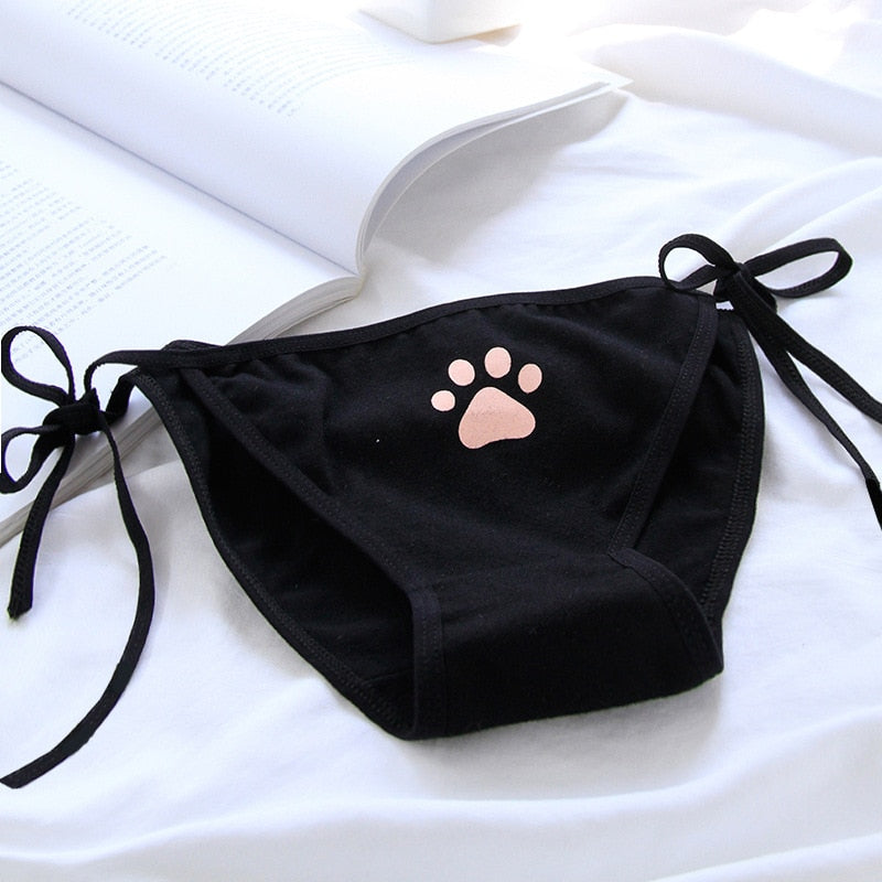 Cosplay Over Knee Socks Pink Strip Kawaii Cat Paw Print Stockings Lolita Gothic Velvet Overknee Thigh High Long Stockings - Charlie Dolly