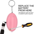 Portable Self Defense 130dB Anti Aggression Personal Security Alarm Keychain LED Lights Emergency Safety For Women - Charlie Dolly