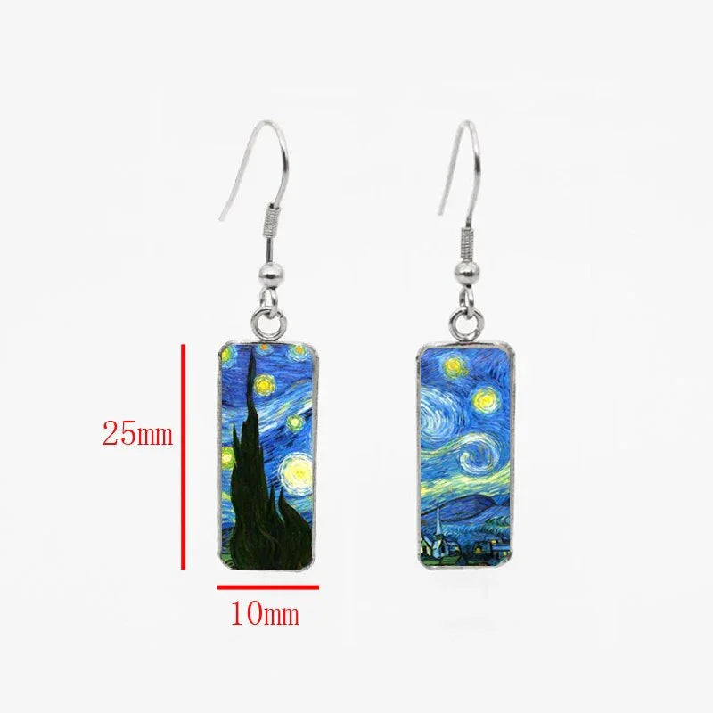 2019 Square Fish Hook Earrings Kimetsu no Yaiba Tanjirou Drop Earrings For Women French Hook Earrings Jewelry - Charlie Dolly