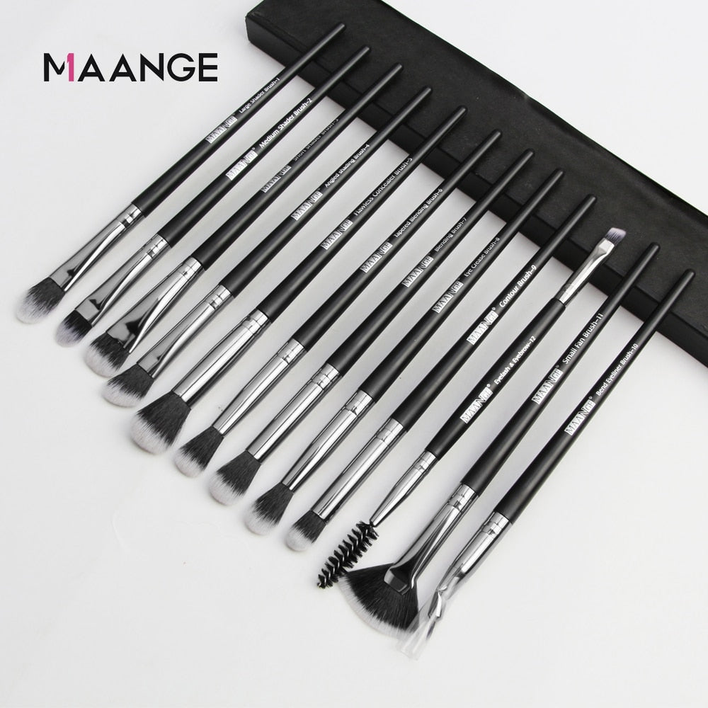 MAANGE Makeup Brushes Pro Pink Brush Set Powder EyeShadow Blending Eyeliner Eyelash Eyebrow Make up Beauty Cosmestic Brushes - Charlie Dolly