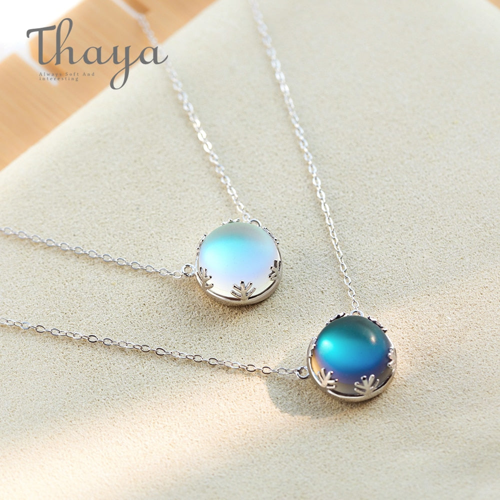 Thaya 2023 S925 Sterling Silver Crystal Necklaces 45cm Fashion Neckalce Pendant Women Necklace Party Engagement Fine Jewelry - Charlie Dolly