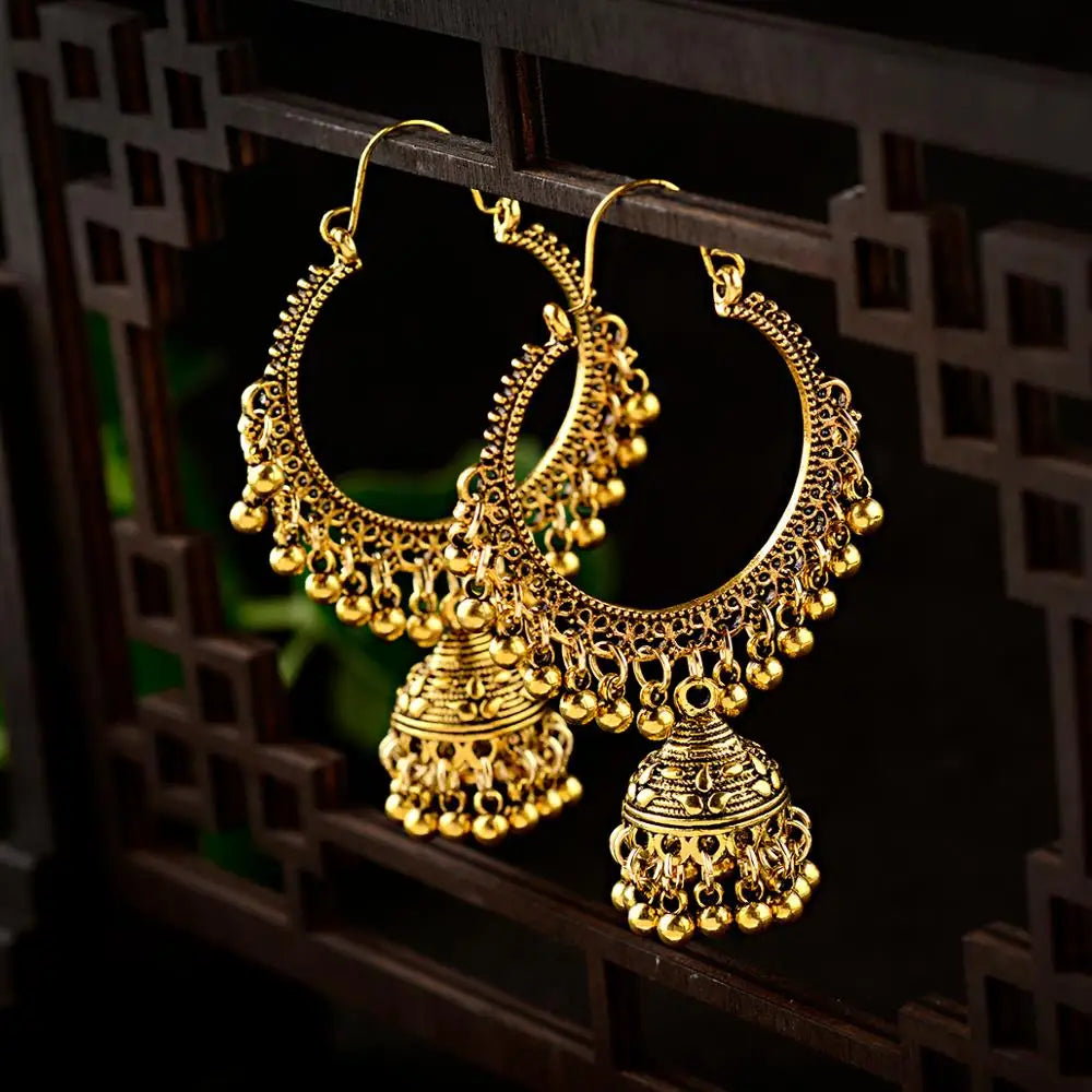 Pendientes Kolczyki Earrings For Women Hanging Earring Boho Accessories For Jewelry Indian Jhumka Ear Rings Beads Pearl Brinco