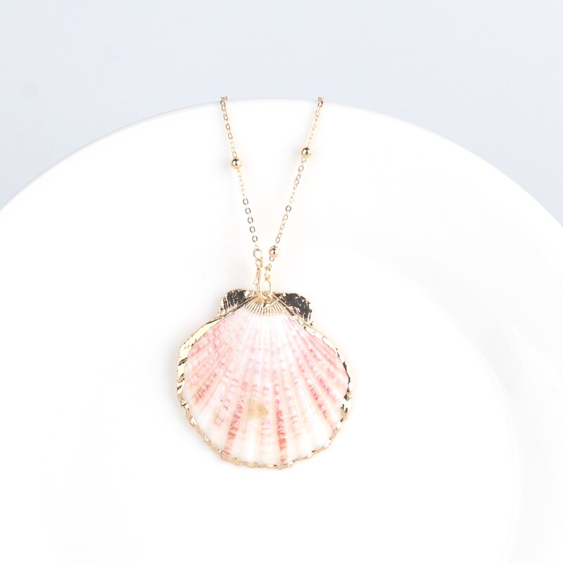 Pendant Necklaces Jewelry Accessories Shell Conch Colourful Summer Beach Mothers Day Gift Couple DIY Lovers Collares Para Mujer - Charlie Dolly