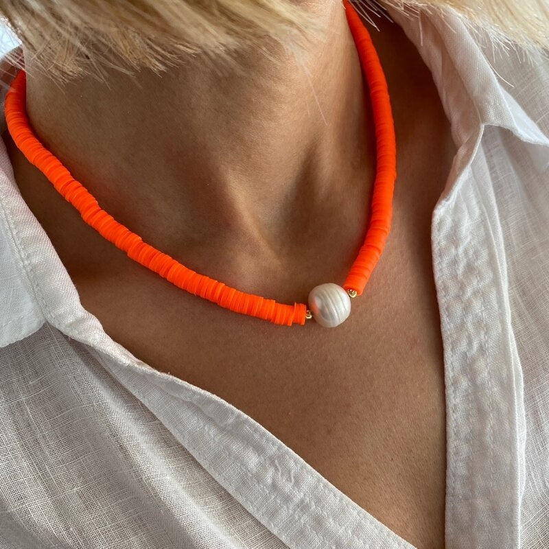 boho Ocean kolye Sonsuzluk Mineli Göz Kolye Sea Shell Conch pendants charms Necklace Sexy collier de perles Gift Accessories - Charlie Dolly