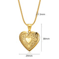 Choker Photo Frame Necklaces Stainless Steel Chain Picture Women Necklaces Heart Locket Pendant Family Image Annivers Gift - Charlie Dolly