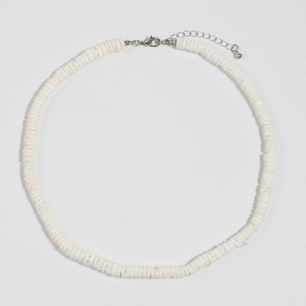 Artilady Shell Choker Necklace for Women Girls Boho Natural Puka Shell Bead Necklaces Aesthetic Designer Jewelry Birthday Gift - Charlie Dolly