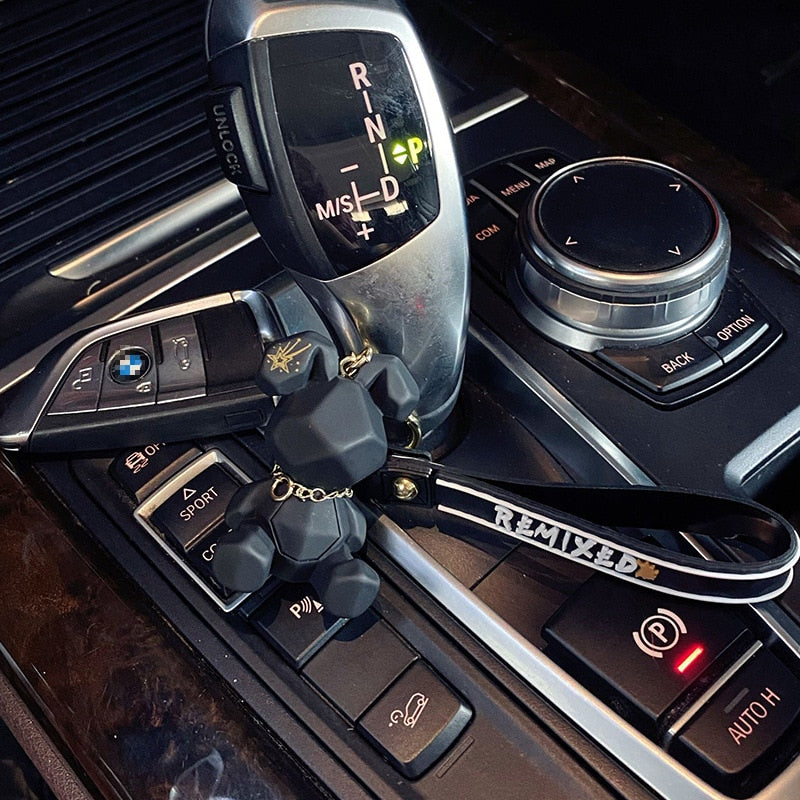 Cartoon Nordic Bunny Doll Keychain Fashion Punk Rabbit Keyring Couple Accessories Personality Cute Bag Car Pendant Key Chains - Charlie Dolly