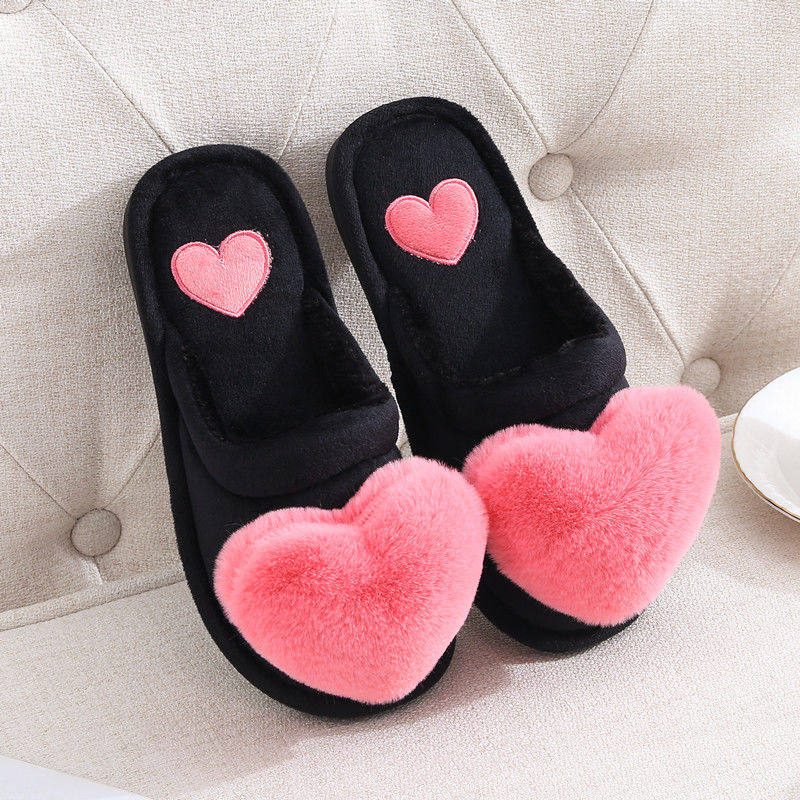 slippers women shoes woman slides plush slippers home slippers women indoor home slipper Winter Warm Faux Fur Slippers - Charlie Dolly