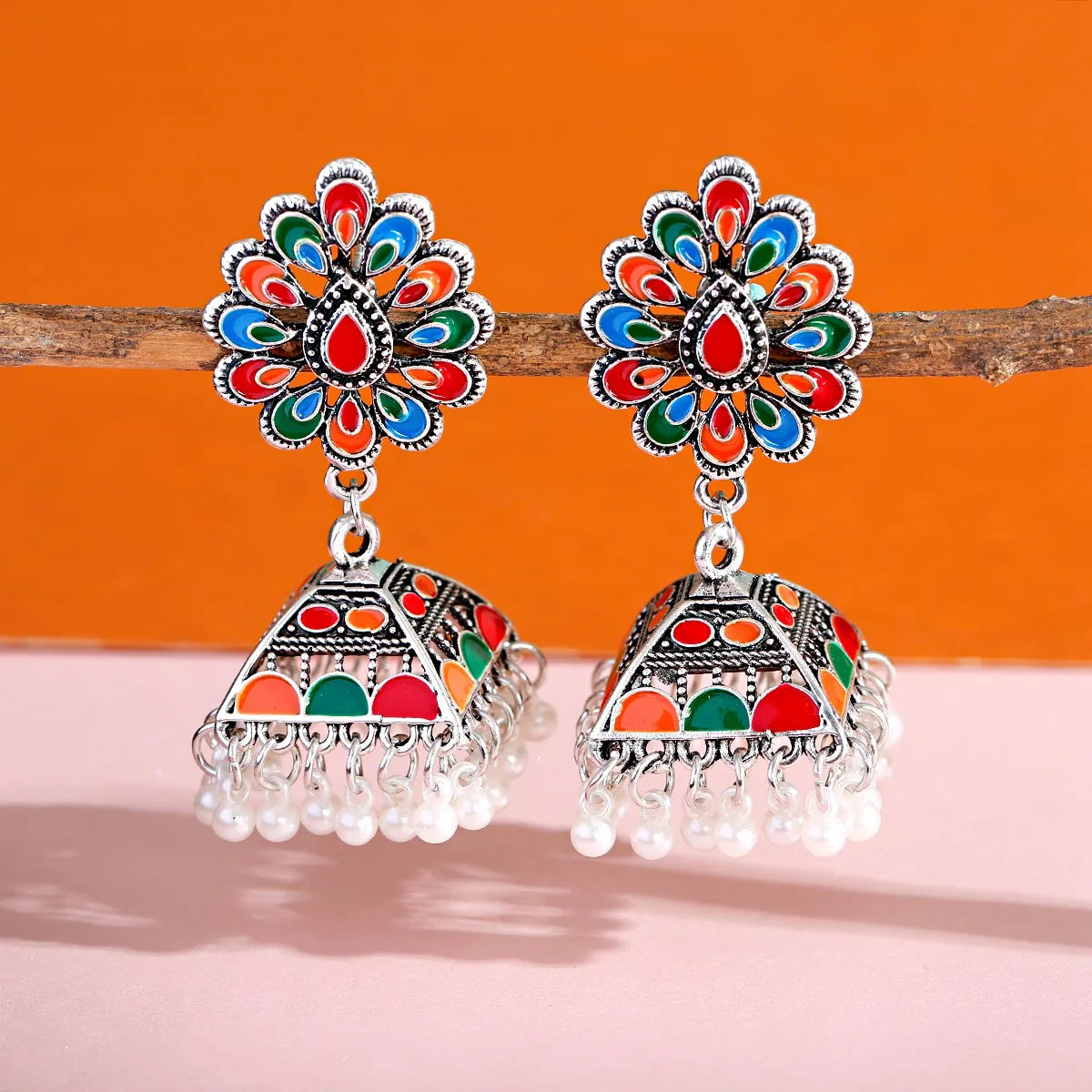 Pendientes Kolczyki Earrings For Women Hanging Earring Boho Accessories For Jewelry Indian Jhumka Ear Rings Beads Pearl Brinco