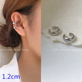 Korean Zircon Small Ear Cuff Set Ear Clips Vintage Gold Color Earcuff Cute Cartilage No Pierced Clip Earrings Women's Jewelry - Charlie Dolly