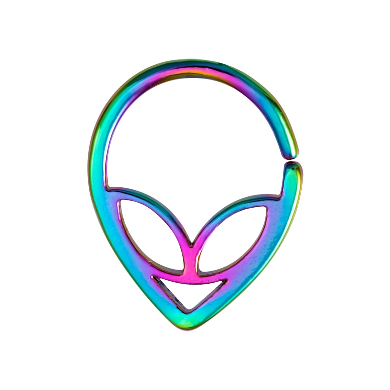 1pc Copper Nose Rings Hoop Septum V-Shap Ear Stud Tragus Cartilage Earring Helix Eyebrow Lip Piercing Nariz Body Jewelry 18G - Charlie Dolly