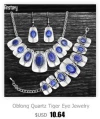 Oval Amethysts Earrings For Women Tibetan Silver Natural Stone Rose Quartz Lapis Lazuli Tiger Eye Fashion Earring